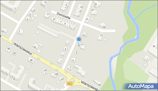 Kwidzyn, Wąbrzeska, 8, mapa Kwidzyn