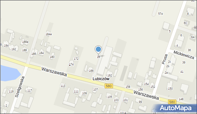 Latchorzew, Warszawska, 16, mapa Latchorzew