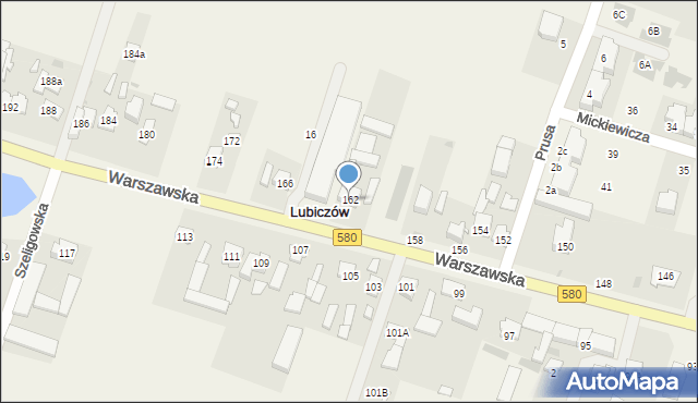 Latchorzew, Warszawska, 162, mapa Latchorzew