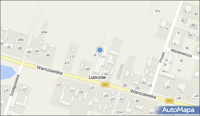 Latchorzew, Warszawska, 164, mapa Latchorzew