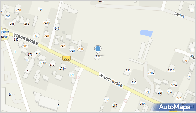 Latchorzew, Warszawska, 236, mapa Latchorzew