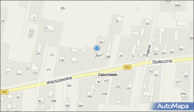 Leszno, Warszawska, 29A, mapa Leszno