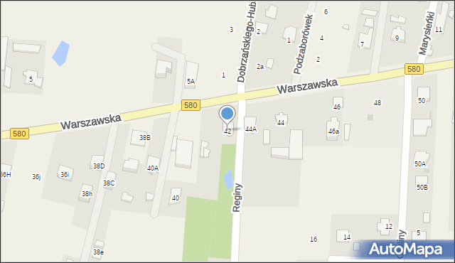 Leszno, Warszawska, 42, mapa Leszno