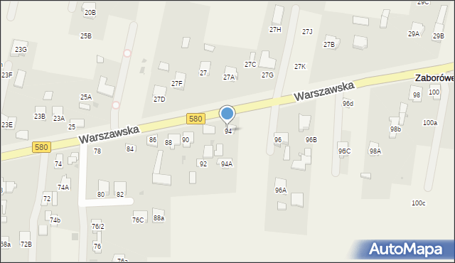 Leszno, Warszawska, 94, mapa Leszno