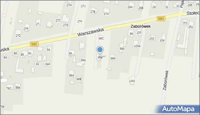 Leszno, Warszawska, 96e, mapa Leszno