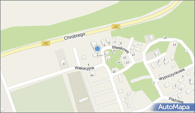 Lubasz, Wakacyjna, 7, mapa Lubasz