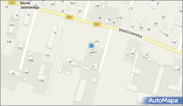 Lubiczów, Warszawska, 47A, mapa Lubiczów