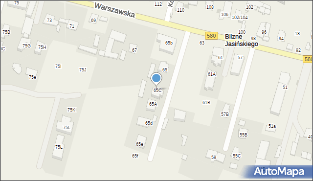 Lubiczów, Warszawska, 65C, mapa Lubiczów