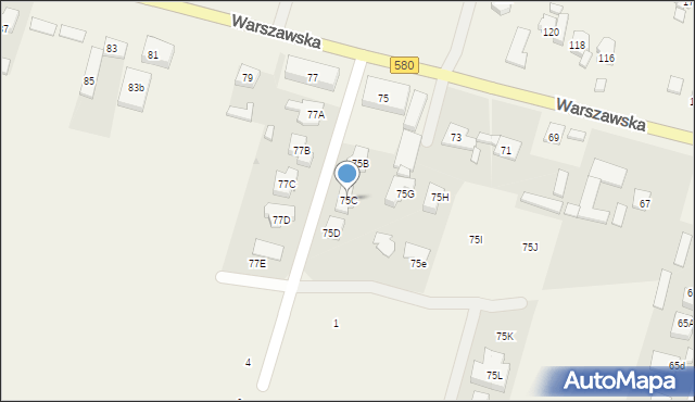 Lubiczów, Warszawska, 75C, mapa Lubiczów