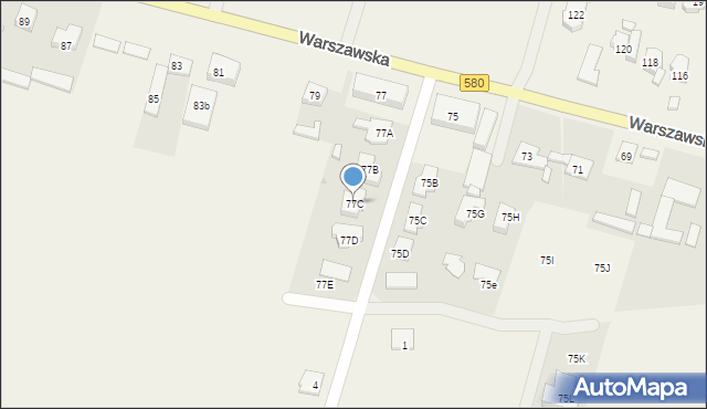 Lubiczów, Warszawska, 77C, mapa Lubiczów