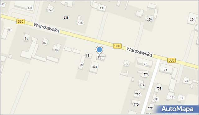 Lubiczów, Warszawska, 81, mapa Lubiczów