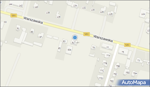 Lubiczów, Warszawska, 83a, mapa Lubiczów