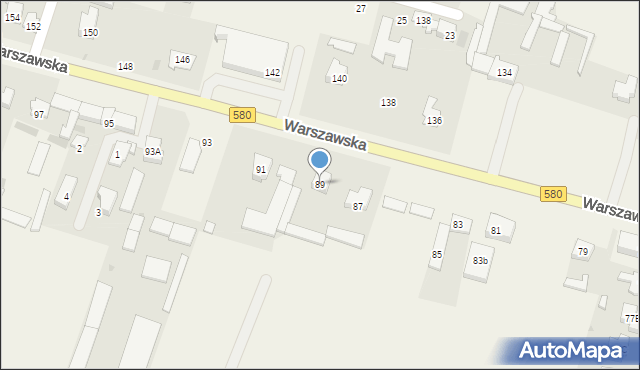 Lubiczów, Warszawska, 89, mapa Lubiczów