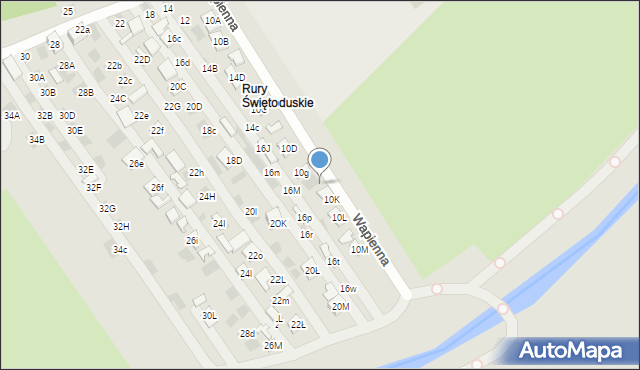 Lublin, Wapienna, 10i, mapa Lublina