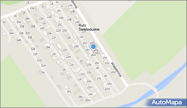 Lublin, Wapienna, 14e, mapa Lublina