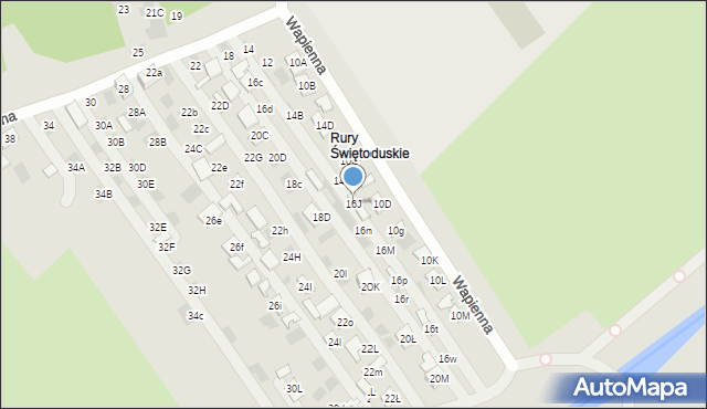 Lublin, Wapienna, 16J, mapa Lublina