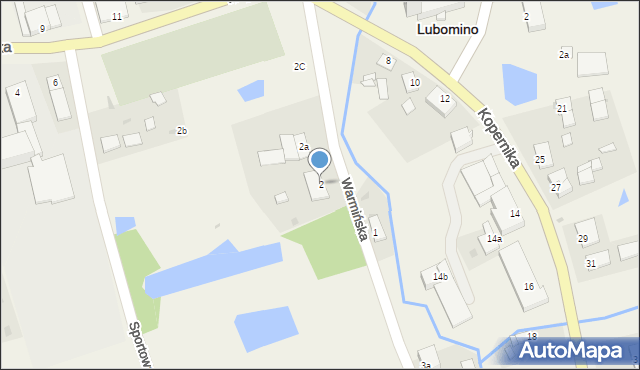 Lubomino, Warmińska, 2, mapa Lubomino