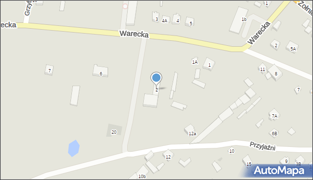 Magnuszew, Warecka, 2, mapa Magnuszew