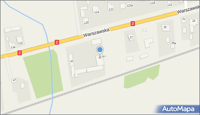 Małaszewicze Duże, Warszawska, 41, mapa Małaszewicze Duże