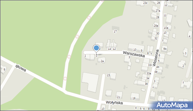 Malbork, Warszawska, 2, mapa Malborka