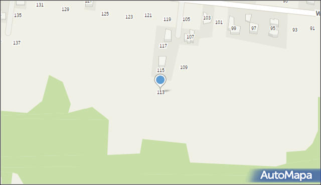 Michałowice, Warszawka, 113, mapa Michałowice