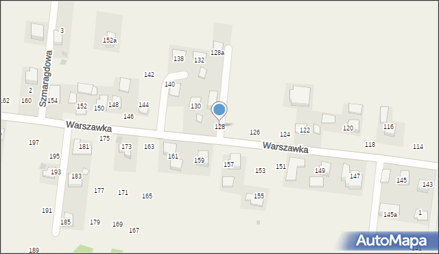 Michałowice, Warszawka, 128, mapa Michałowice