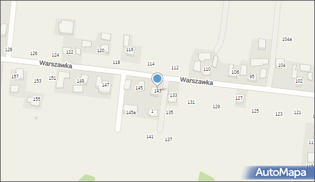 Michałowice, Warszawka, 143, mapa Michałowice