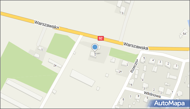 Miedzichowo, Warszawska, 2, mapa Miedzichowo