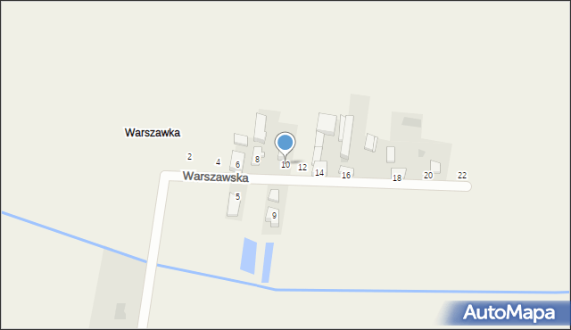 Milejów, Warszawska, 10, mapa Milejów