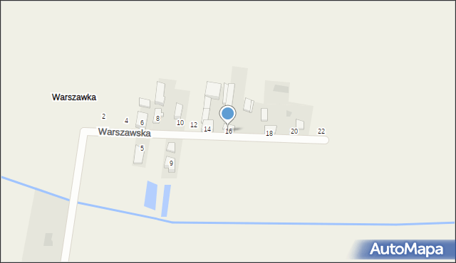 Milejów, Warszawska, 16, mapa Milejów