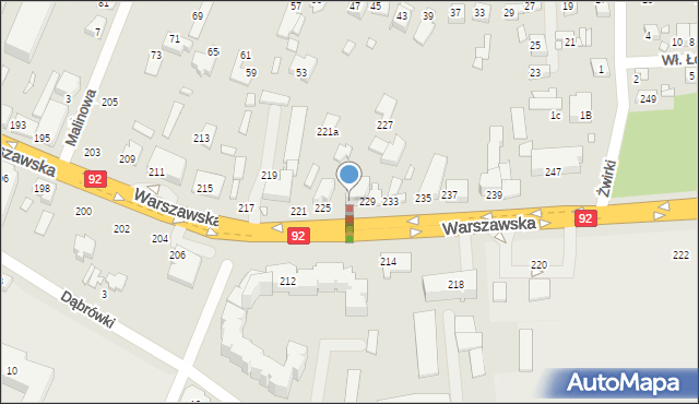 Mińsk Mazowiecki, Warszawska, 227, mapa Mińsk Mazowiecki