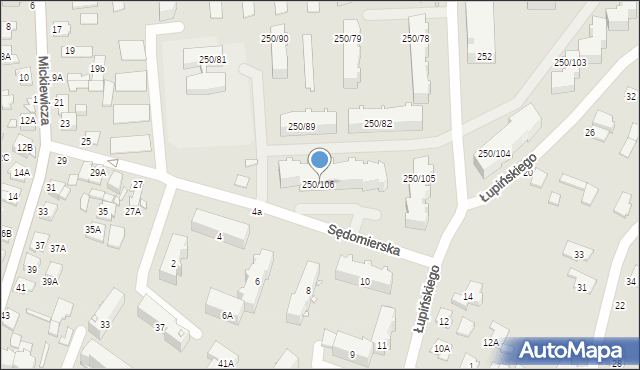 Mińsk Mazowiecki, Warszawska, 250/106, mapa Mińsk Mazowiecki