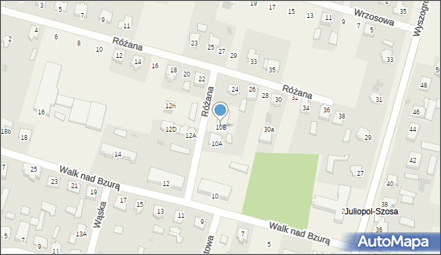 Młodzieszyn, Walk nad Bzurą, 10B, mapa Młodzieszyn