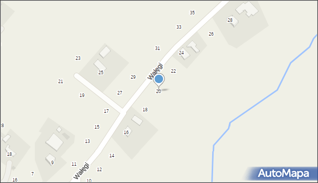 Moszczenica, Wałęgi Leona, ks. abp., 20, mapa Moszczenica