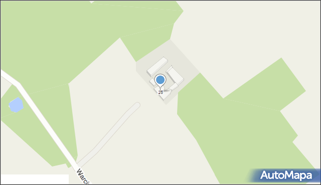 Murzynowo, Warcińska, 16, mapa Murzynowo