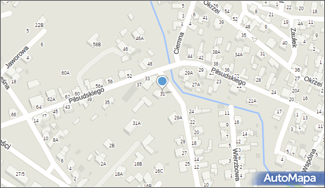 Myszków, Warta, 31, mapa Myszków