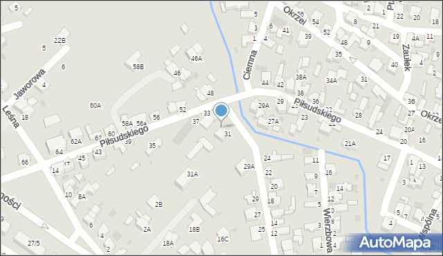 Myszków, Warta, 33, mapa Myszków