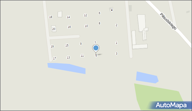 Nasielsk, Waniliowa, 5, mapa Nasielsk