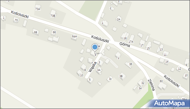 Niegowonice, Wąska, 4, mapa Niegowonice