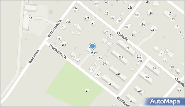 Nisko, Wańkowicza Melchiora, 20A, mapa Nisko