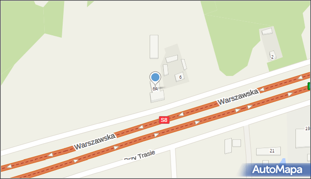 Nowa Bukówka, Warszawska, 6A, mapa Nowa Bukówka