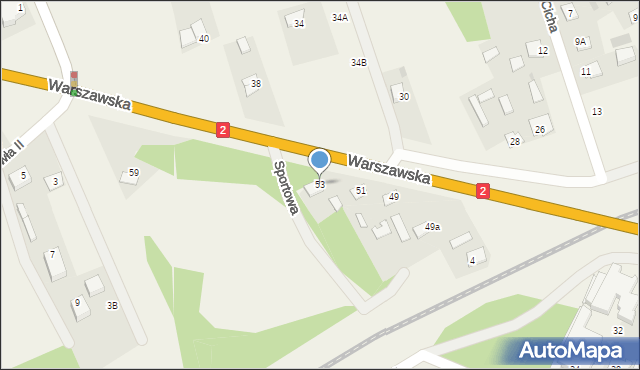 Nowe Opole, Warszawska, 53, mapa Nowe Opole