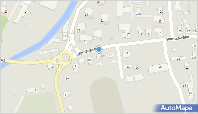 Nowy Dwór Gdański, Warszawska, 10, mapa Nowy Dwór Gdański