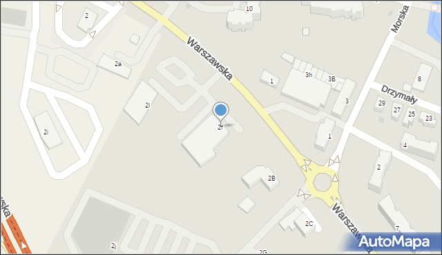 Nowy Dwór Gdański, Warszawska, 2f, mapa Nowy Dwór Gdański