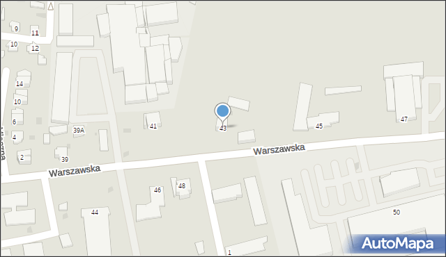 Nowy Dwór Gdański, Warszawska, 43, mapa Nowy Dwór Gdański
