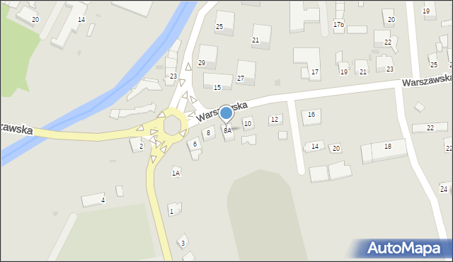 Nowy Dwór Gdański, Warszawska, 8A, mapa Nowy Dwór Gdański