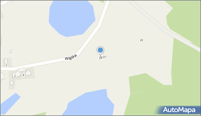 Ogonki, Wąska, 15, mapa Ogonki