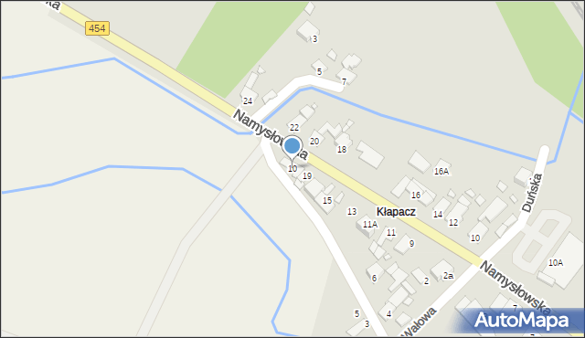 Opole, Wałowa, 10, mapa Opola