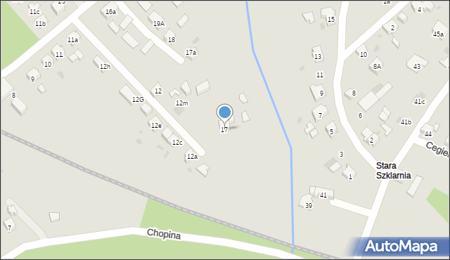 Orzesze, Waryńskiego Ludwika, 17, mapa Orzesze