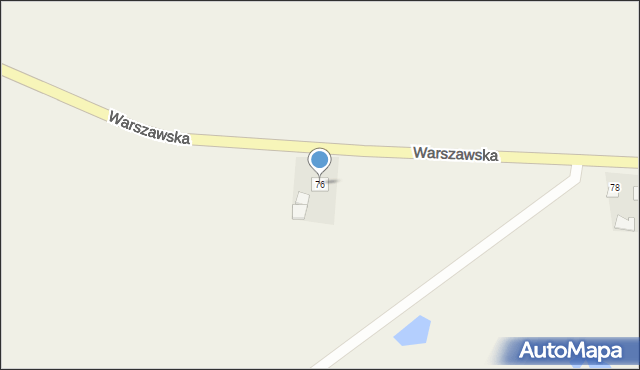 Papowo Toruńskie, Warszawska, 76, mapa Papowo Toruńskie